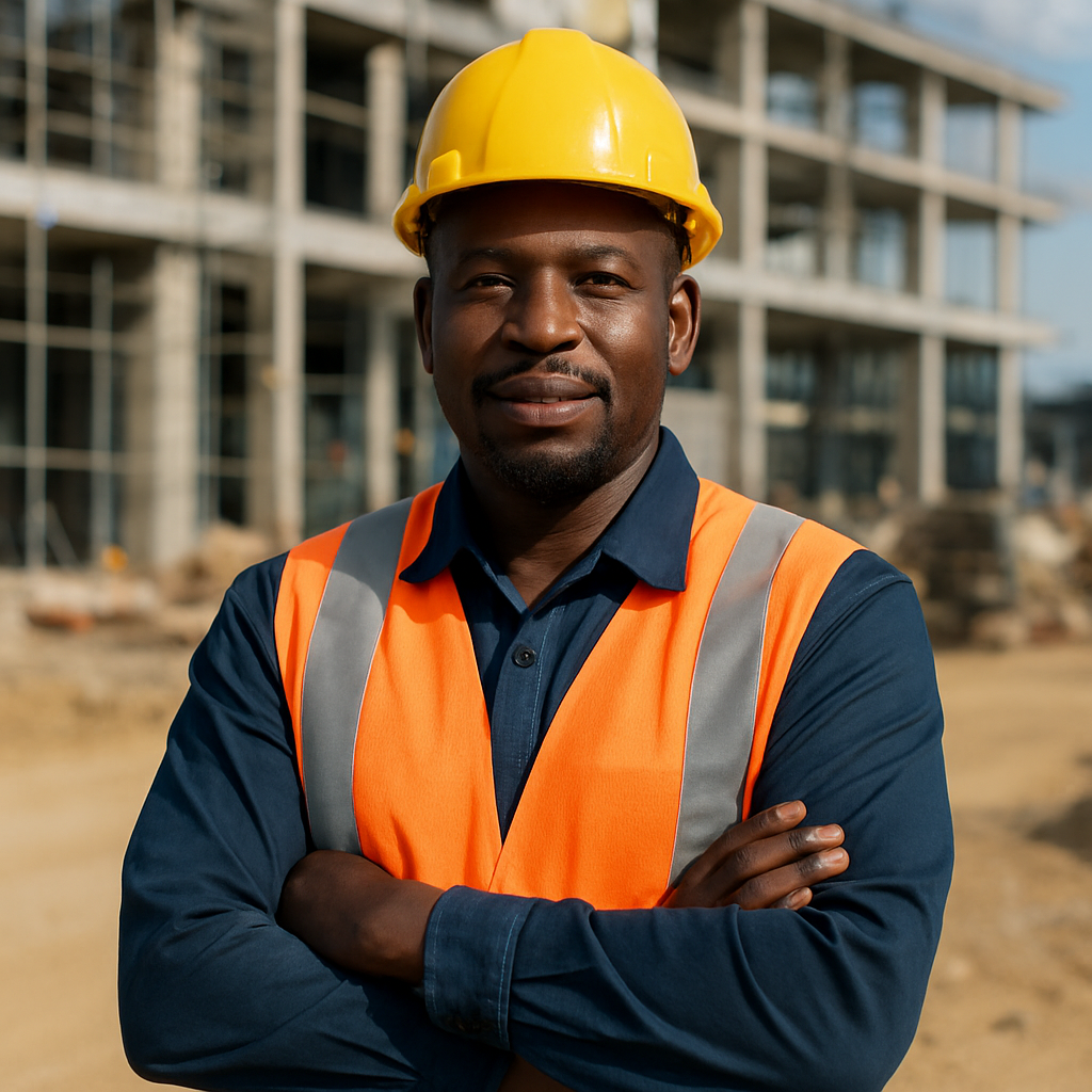Construction worker on site